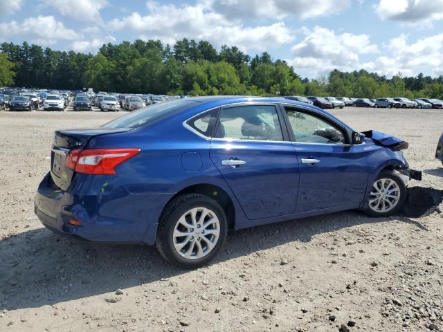 3N1AB7AP4KY285980 - 2019 NISSAN SENTRA S BLUE photo 3