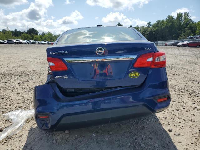 3N1AB7AP4KY285980 - 2019 NISSAN SENTRA S BLUE photo 6