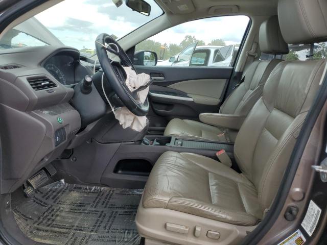 5J6RM4H75DL082472 - 2013 HONDA CR-V EXL 棕色 照片 7