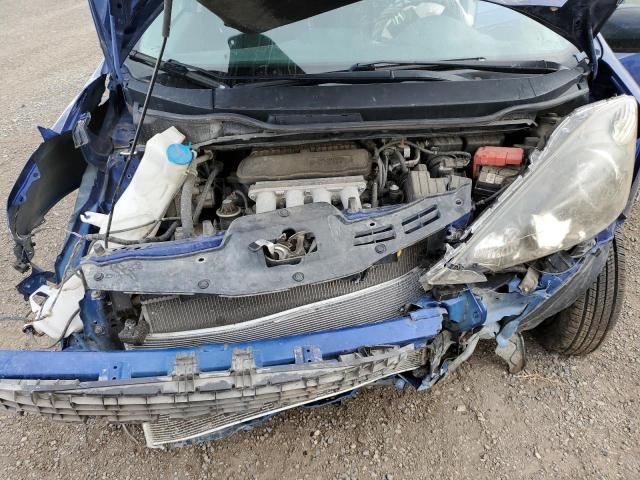 JHMGE8H24AS027081 - 2010 HONDA FIT BLUE photo 12