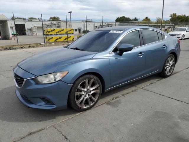 JM1GJ1T63E1148274 - 2014 MAZDA 6 TOURING BLUE photo 1