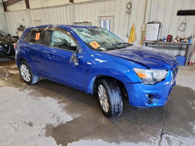 4A4AP3AU5FE002544 - 2015 MITSUBISHI OUTLANDER ES BLUE photo 4