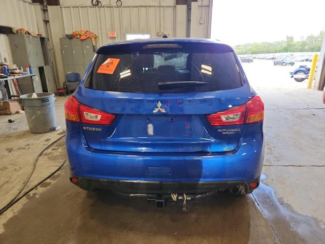 4A4AP3AU5FE002544 - 2015 MITSUBISHI OUTLANDER ES BLUE photo 6