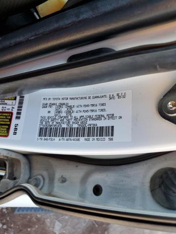 3TYAX5GN0NT051036 - 2022 TOYOTA TACOMA DOUBLE CAB 白色 照片 13
