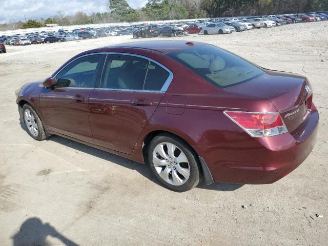 1HGCP26839A042088 - 2009 HONDA ACCORD EXL RED photo 2