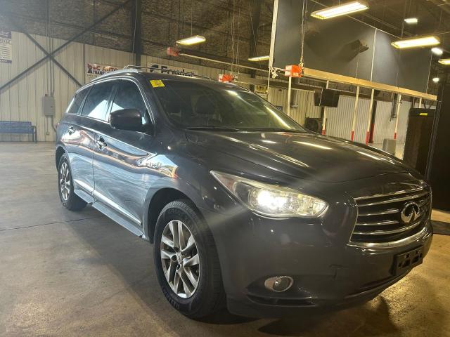 5N1AL0MN0EC552522 - 2014 INFINITI QX60 GRAY photo 1