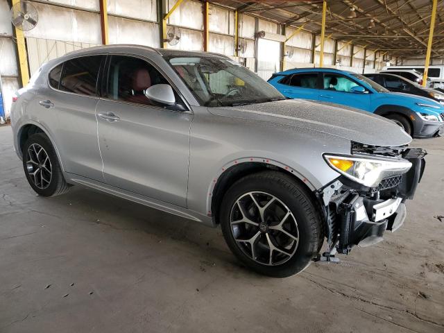 ZASPAKBN9M7D15495 - 2021 ALFA ROMEO STELVIO TI SILVER photo 4