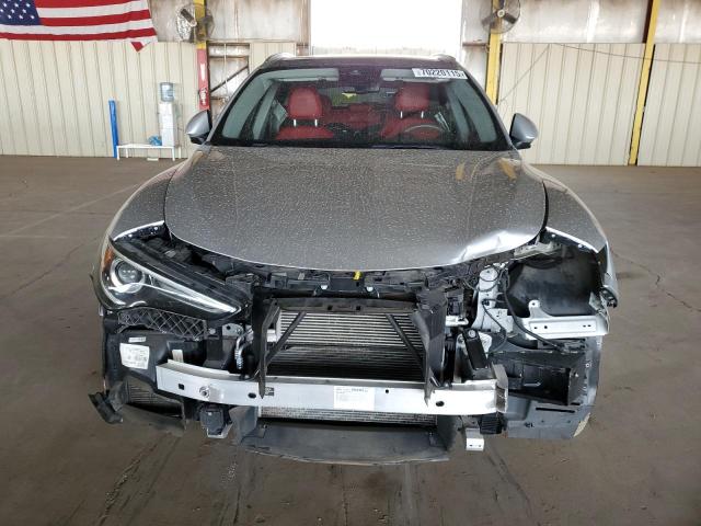 ZASPAKBN9M7D15495 - 2021 ALFA ROMEO STELVIO TI SILVER photo 5