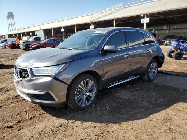 5J8YD3H58JL007546 - 2018 ACURA MDX TECHNOLOGY CHARCOAL photo 1