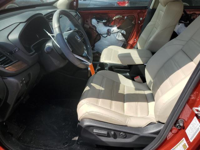 2HKRW1H88KH502279 - 2019 HONDA CR-V EXL RED photo 7