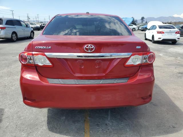5YFBU4EE4DP182466 - 2013 TOYOTA COROLLA BASE Червоний фото 6