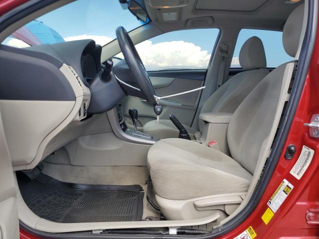 5YFBU4EE4DP182466 - 2013 TOYOTA COROLLA BASE Червоний фото 7