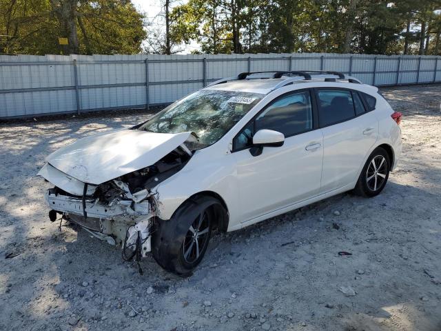 4S3GTAV63N3724165 - 2022 SUBARU IMPREZA PREMIUM WHITE photo 1