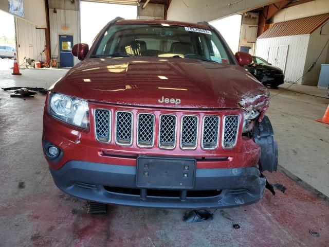 1C4NJDEB0ED847671 - 2014 JEEP COMPASS LATITUDE RED photo 5