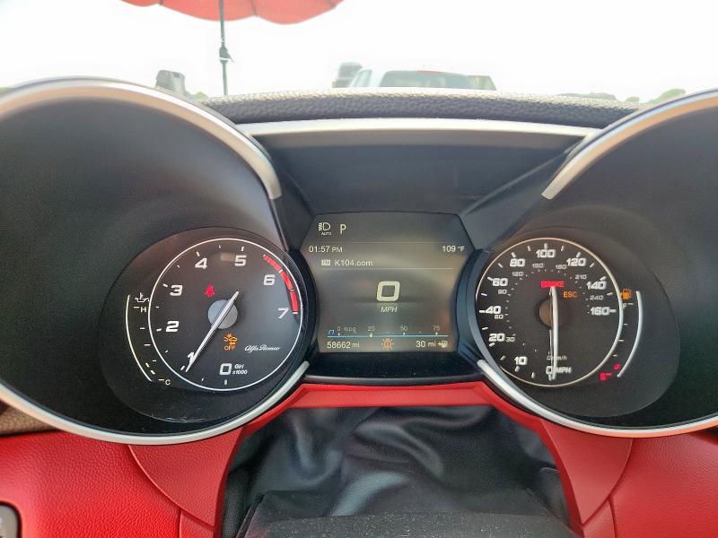 ZARFAMBN1M7648571 - 2021 ALFA ROMEO GIULIA TI Белый фото 9