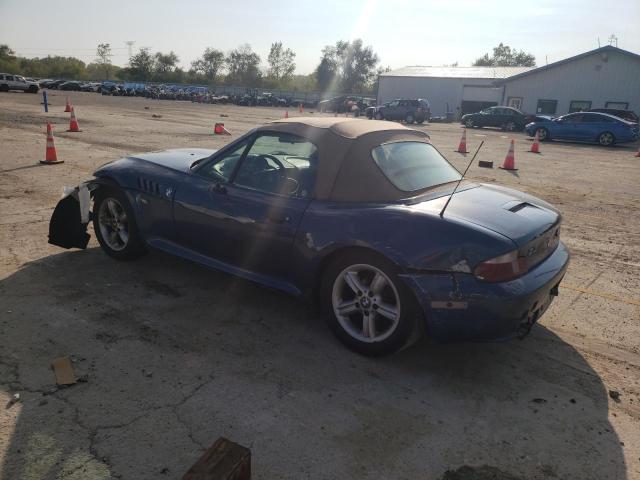 WBACN33441LK47615 - 2001 BMW Z3 2.5 BLUE photo 2