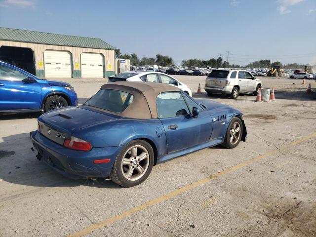 WBACN33441LK47615 - 2001 BMW Z3 2.5 BLUE photo 3