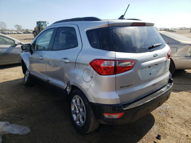 MAJ3S2GEXKC290646 - 2019 FORD ECOSPORT SE SILVER photo 2