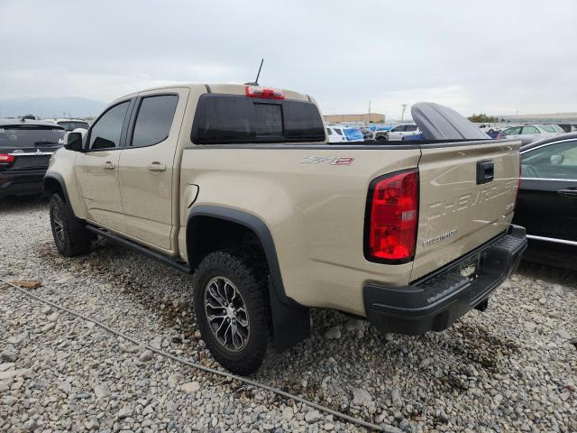 1GCGTEENXM1245461 - 2021 CHEVROLET COLORADO ZR2 TAN photo 2