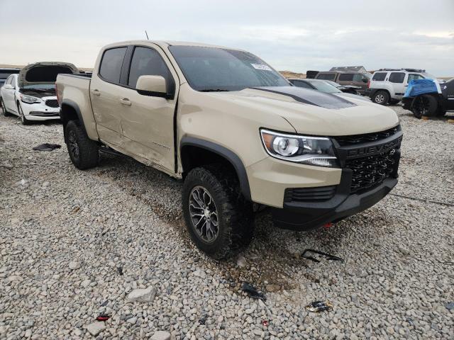 1GCGTEENXM1245461 - 2021 CHEVROLET COLORADO ZR2 TAN photo 4