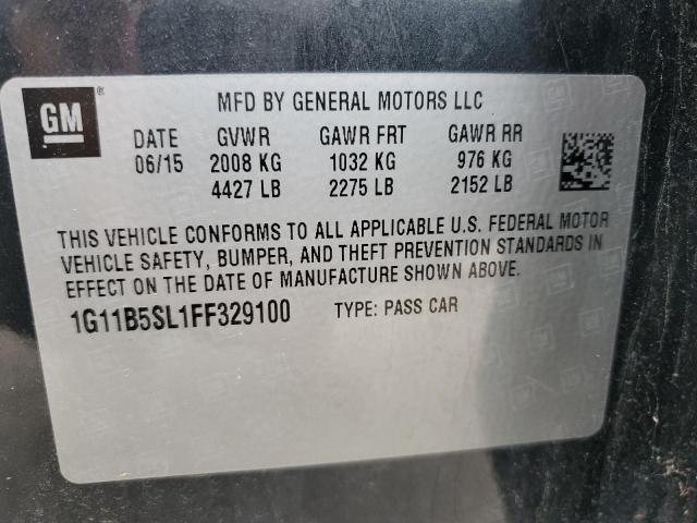 1G11B5SL1FF329100 - 2015 CHEVROLET MALIBU LS 石墨色 照片 13