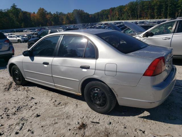 2HGES15541H533798 - 2001 HONDA CIVIC LX SILVER photo 2