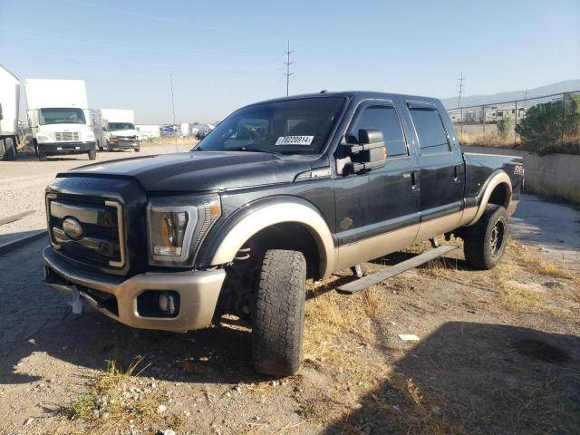 1FT8W3BT5EEB55485 - 2014 FORD F350 SUPER DUTY BLACK photo 1