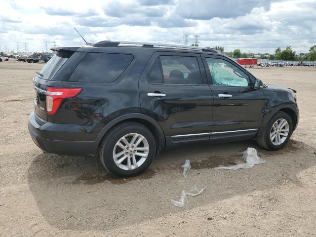 1FMHK7D9XCGA71700 - 2012 FORD EXPLORER XLT BLACK photo 3