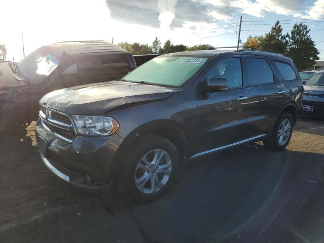 1C4RDJDG7DC691279 - 2013 DODGE DURANGO CREW GRAY photo 1