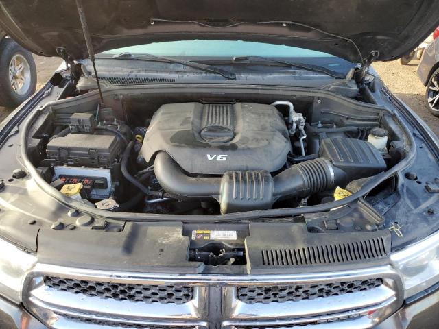 1C4RDJDG7DC691279 - 2013 DODGE DURANGO CREW GRAY photo 12