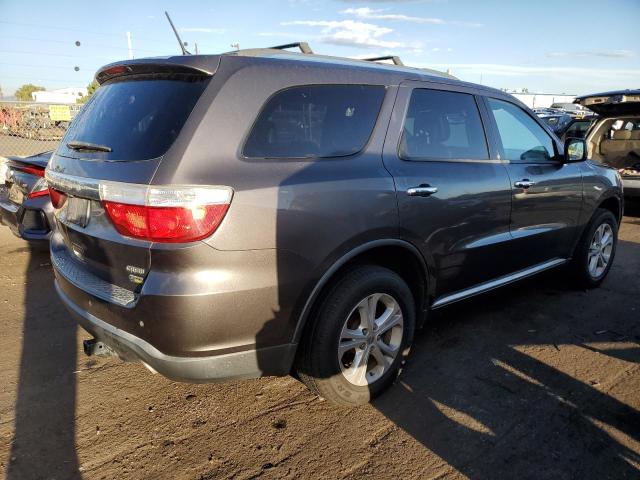 1C4RDJDG7DC691279 - 2013 DODGE DURANGO CREW GRAY photo 3