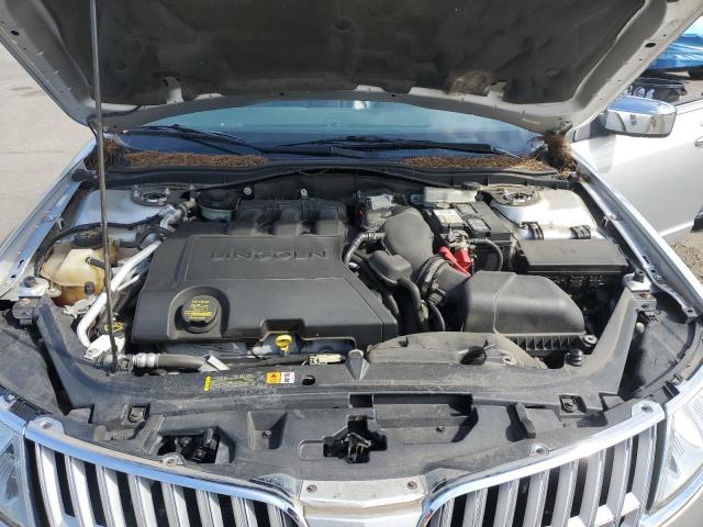 3LNHL2JCXCR809326 - 2012 LINCOLN MKZ SILVER photo 11