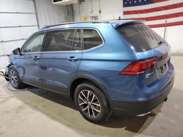 3VV2B7AX4KM069881 - 2019 VOLKSWAGEN TIGUAN SE 蓝色 照片 2