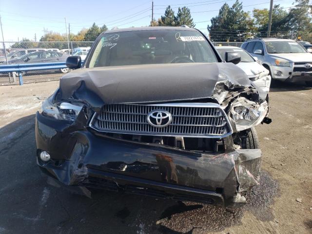 JTEEW44A592030607 - 2009 TOYOTA HIGHLANDER HYBRID LIMITED BLACK photo 5