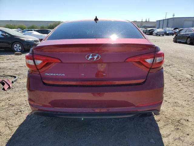 5NPE24AF7FH232990 - 2015 HYUNDAI SONATA SE RED photo 6