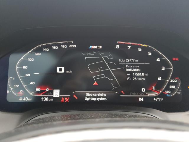 WBS33AY02MFL38042 - 2021 BMW M3 COMPETITION ვერცხლისფერი ფოტო 9