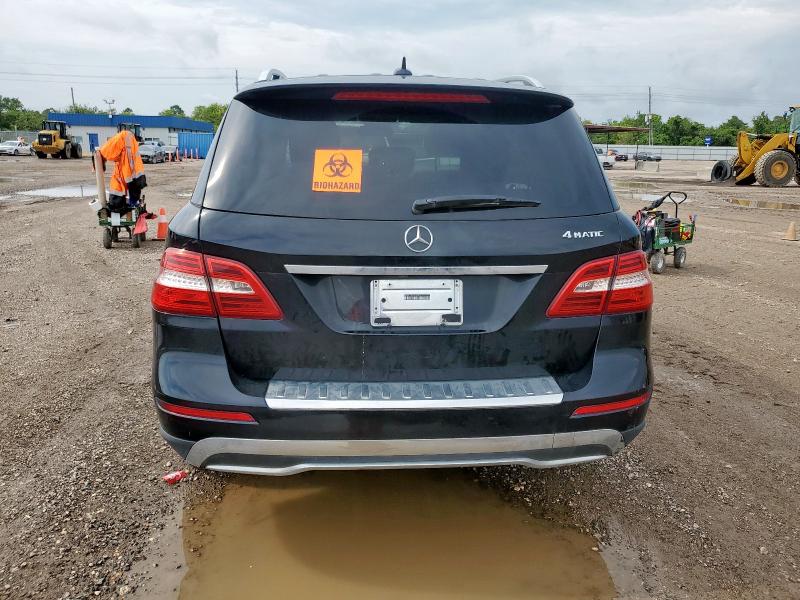 4JGDA5HB0CA028439 - 2012 MERCEDES-BENZ ML 350 4MATIC BLACK photo 6