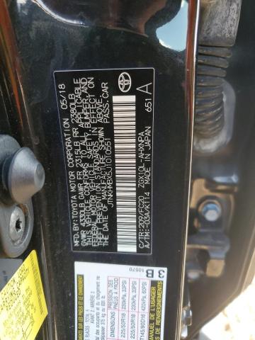 JTNKHMBX5J1010551 - 2018 TOYOTA C-HR XLE შავი ფოტო 13