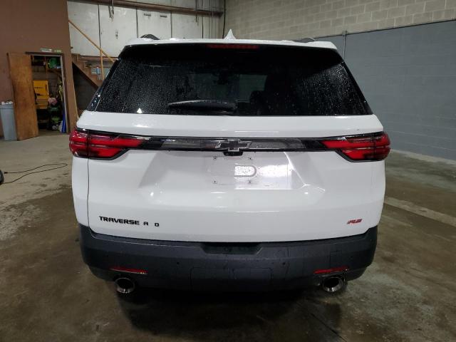 1GNEVJKW6NJ150962 - 2022 CHEVROLET TRAVERSE RS WHITE photo 6