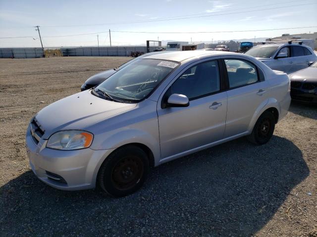 KL1TD5DE7AB115146 - 2010 CHEVROLET AVEO LS SILVER photo 1