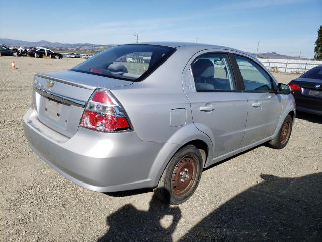 KL1TD5DE7AB115146 - 2010 CHEVROLET AVEO LS Gümüş foto 3