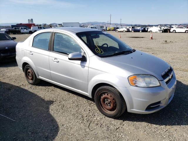 KL1TD5DE7AB115146 - 2010 CHEVROLET AVEO LS Gümüş foto 4