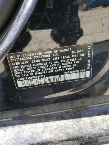 1VWDT7A36HC063718 - 2017 VOLKSWAGEN PASSAT R-LINE Qara foto 12