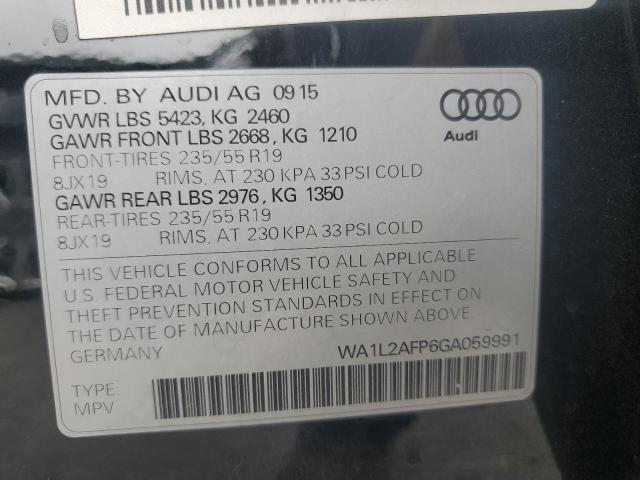 WA1L2AFP6GA059991 - 2016 AUDI Q5 PREMIUM PLUS შავი ფოტო 14