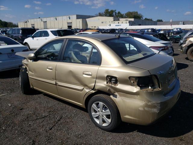 KNADH4A34B6912055 - 2011 KIA RIO BASE GOLD photo 2