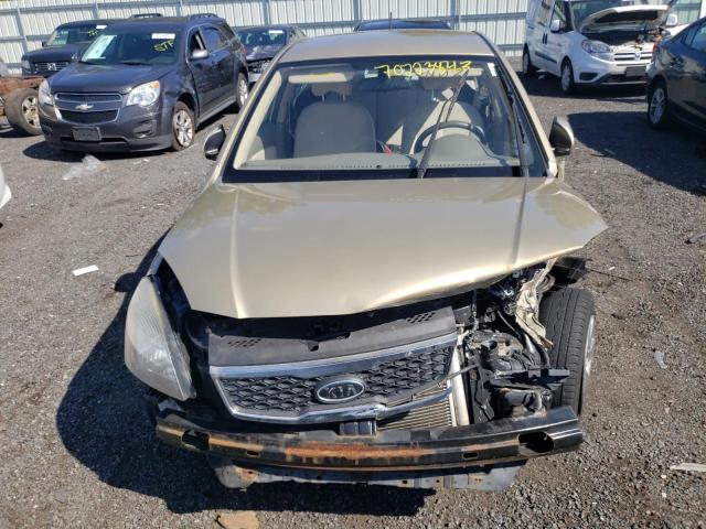 KNADH4A34B6912055 - 2011 KIA RIO BASE GOLD photo 5