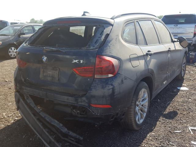 WBAVL1C50FVY29718 - 2015 BMW X1 XDRIVE28I BLUE photo 4