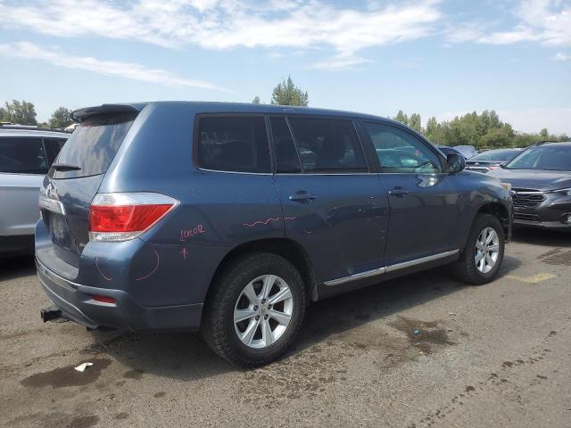 5TDBK3EH2DS199266 - 2013 TOYOTA HIGHLANDER BASE ლურჯი ფოტო 3