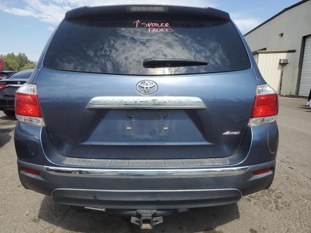 5TDBK3EH2DS199266 - 2013 TOYOTA HIGHLANDER BASE ლურჯი ფოტო 6