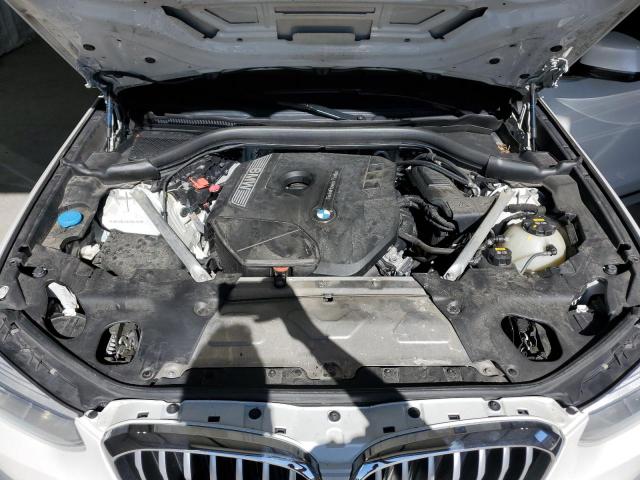 5UXTR9C53KLR04326 - 2019 BMW X3 XDRIVE30I WHITE photo 12